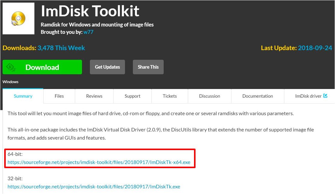Windows10ビルド1809以降でもramディスク Imdisk Toolkitが超便利 快晴ブログ